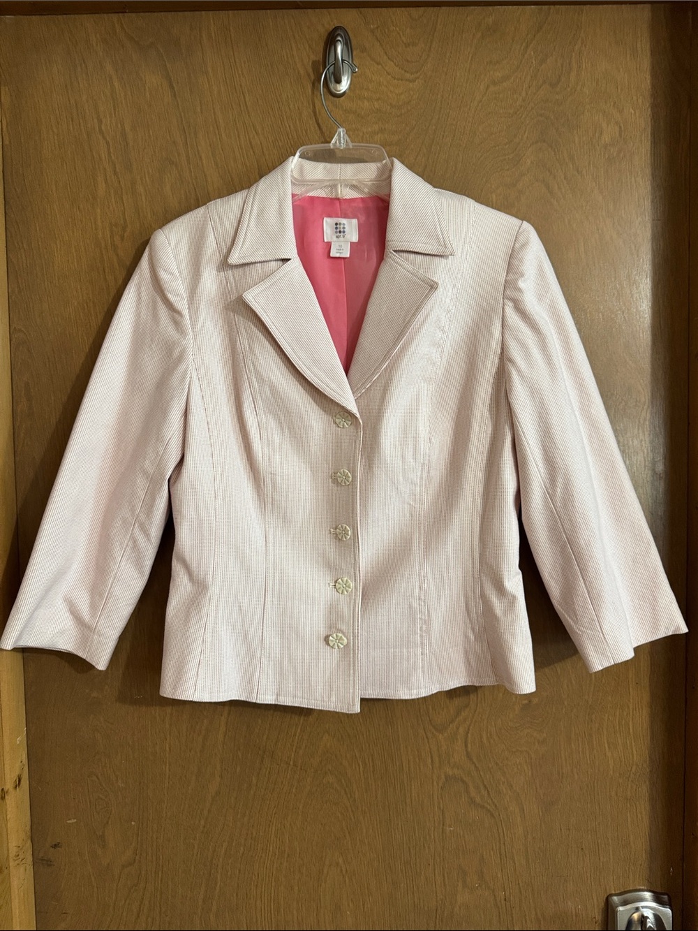 Apt. 9 Soft Pink Structured Blazer Jacket